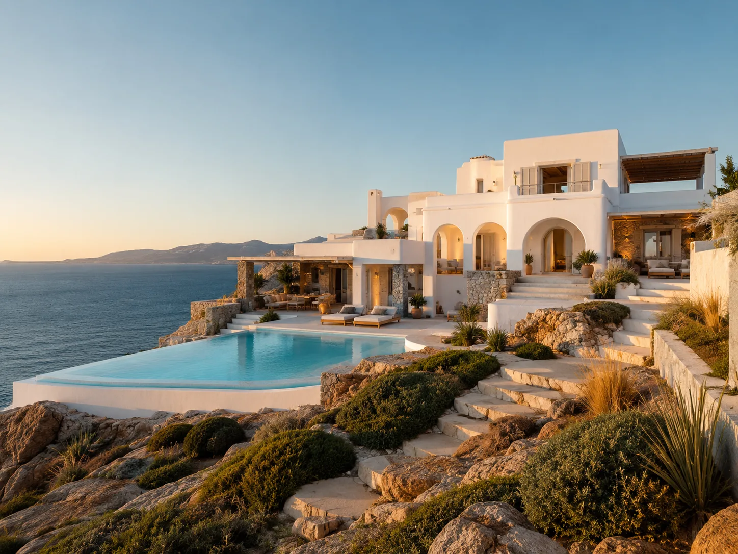 Villa Aether — Waterfront Villa in Mykonos, Greece