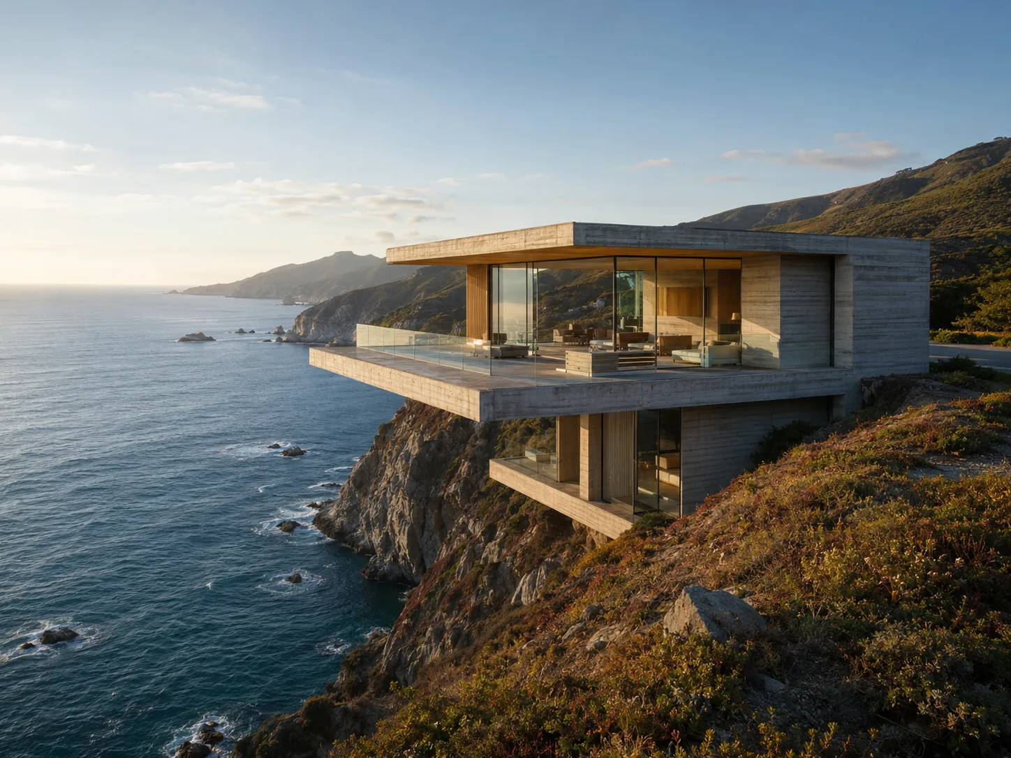 Cliffhouse No. 7 — Modern Villa in Big Sur, California