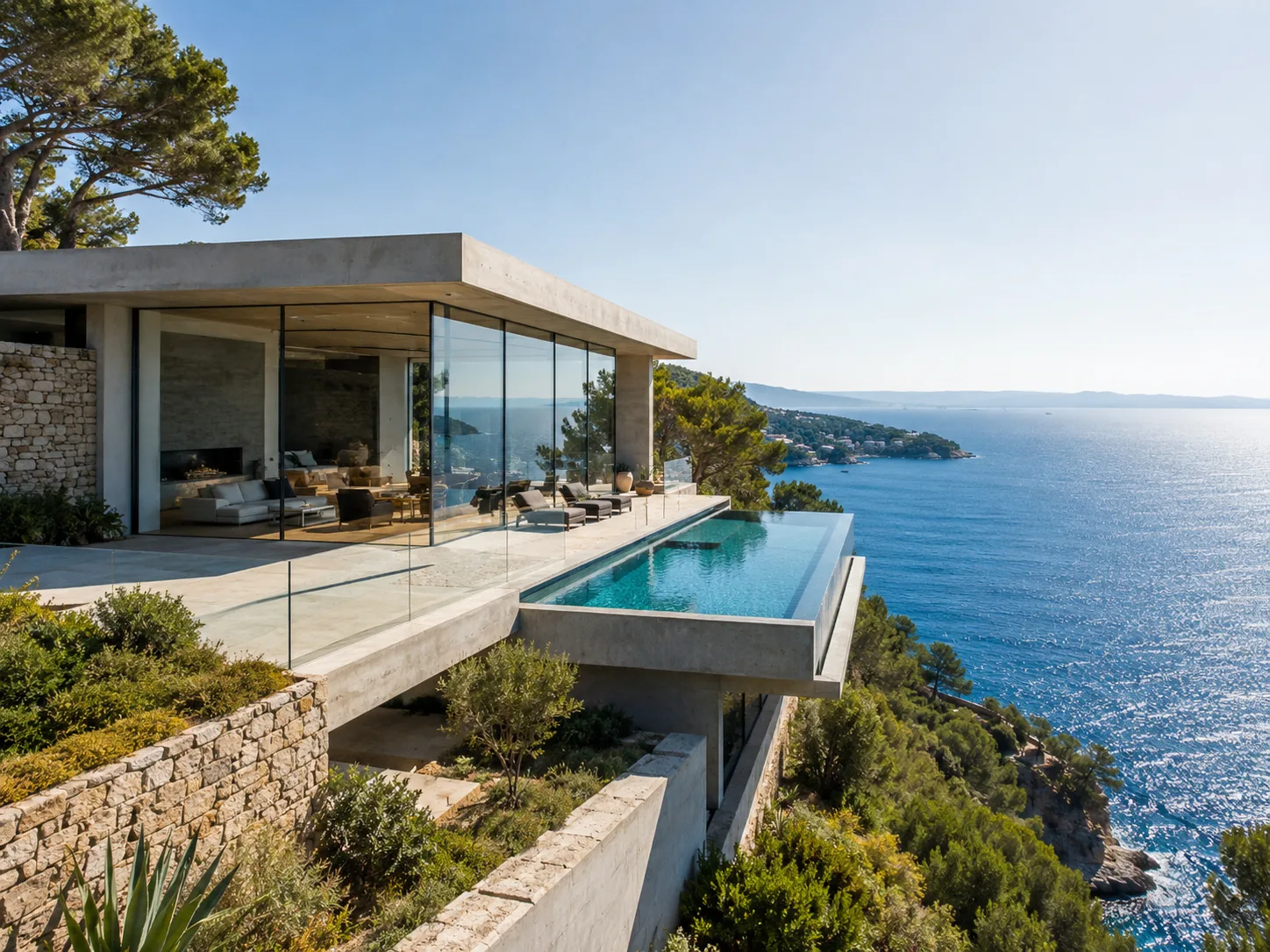 Maison Lumière — Glass Villa in Côte d'Azur, France